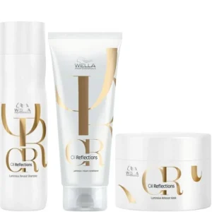Kit Wella Professionals Oil Reflections Trio ( Shampoo 250ml + Mascara 150gr + Condicionador 200ml)