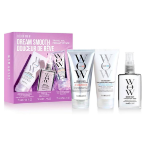 Color Wow Dream Smooth Kit Anti-Frizz com Shampoo Condicionador Spray 200ml