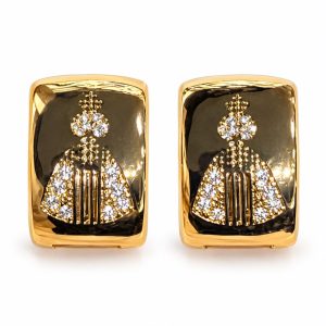Brinco Nossa Senhora Argola Ouro